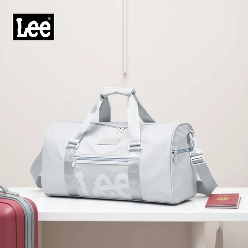 Imagen 2 del producto LEE-Bolsa de lona inteligente para gimnasio con compartimento para zapatos, bolsa húmeda seca, impermeable, de gran tamaño, para entrenamiento deportivo, equipaje de viaje