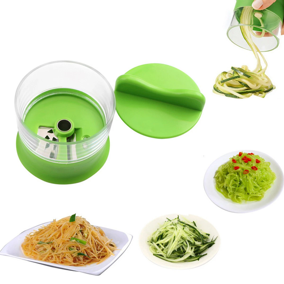 Manual Vegetable Spiral Slicer - đánh giá và giá Spiralizer Vegetable Noodle