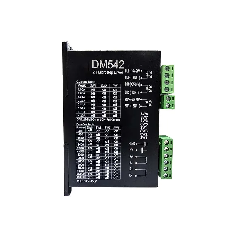 DM542 2-Phase Digital Stepper Motor Driver 4.2A for 57 86 Stepper Motor CNC Controller 3d Printer Marking Machine