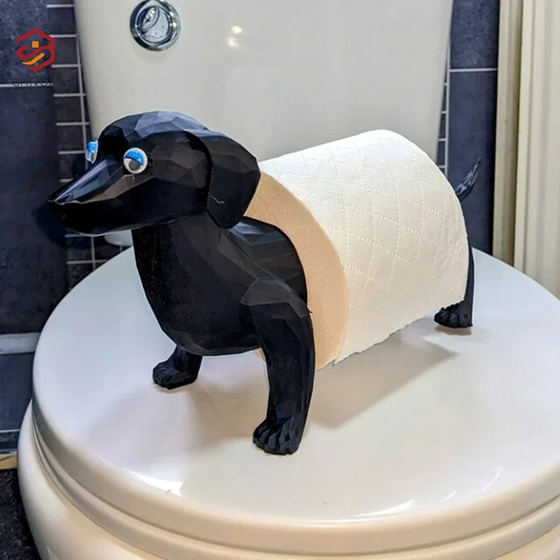 Pig Toilet Roll Holder, Frog Toilet Paper Roll Holder, 3D Printed Tissue Paper Storage Stand, Cute Bathroom Decor