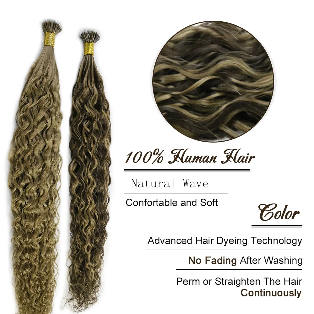 Natural Wave Nano Ring Human Hair Extensions reference detail
