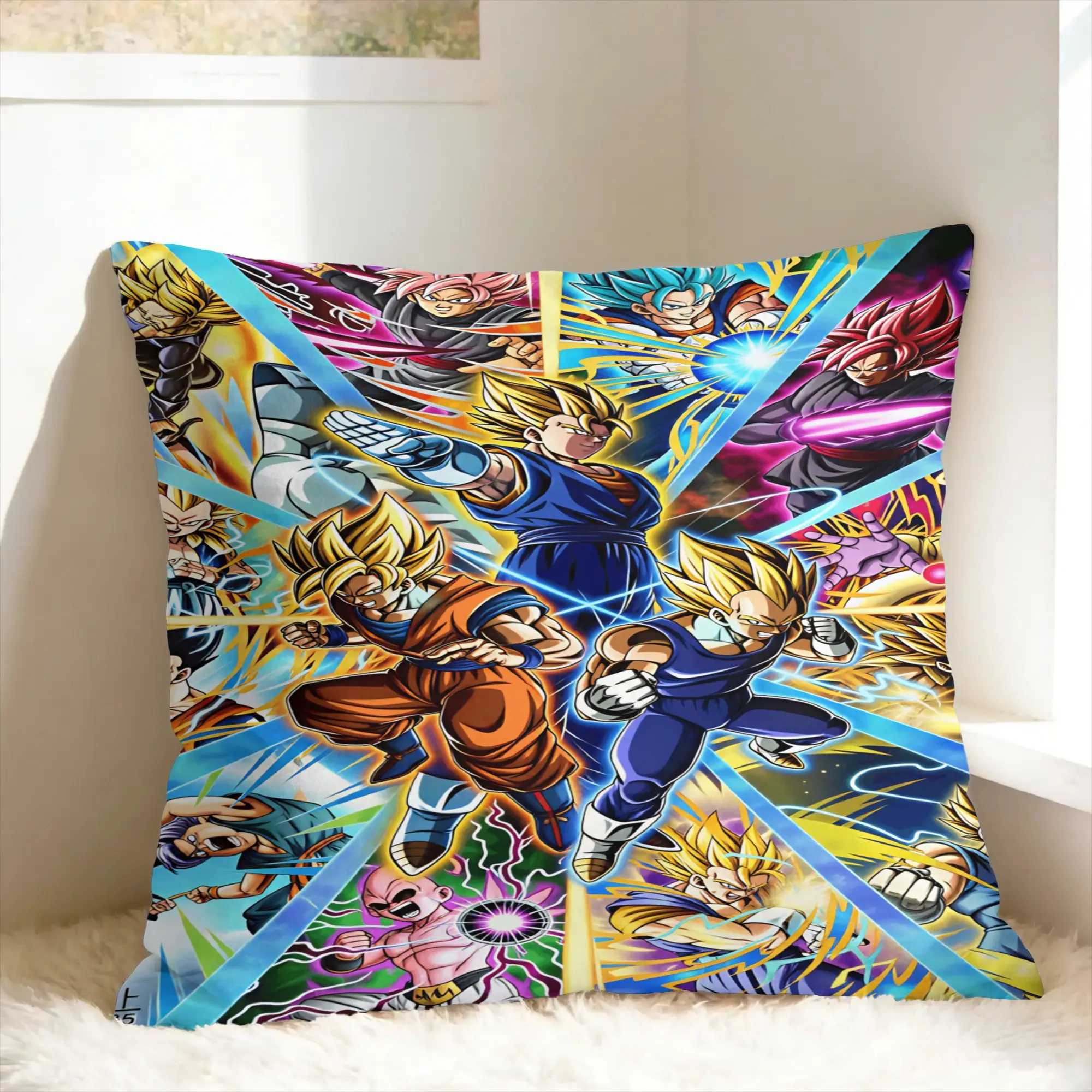 Pillow Case D-Dragon Anime Comfy  Pillow Cover For Sofa Home Decor Vintage Pillowcases