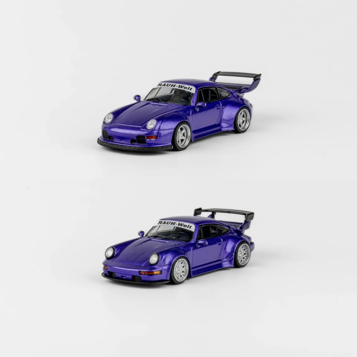 

Pre-order *TPC 1:64 RWB 964&993 Violet/Pink Pig/Deer Head theme painted alloy model - shipped in January