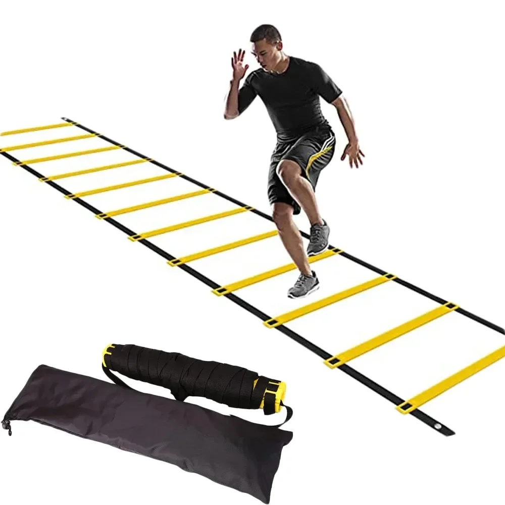 

Nylon Straps Training Ladders Agility Flexibility Speed Ladder Stairs Agile Staircase for Fitness Soccer Football Gym Equipment