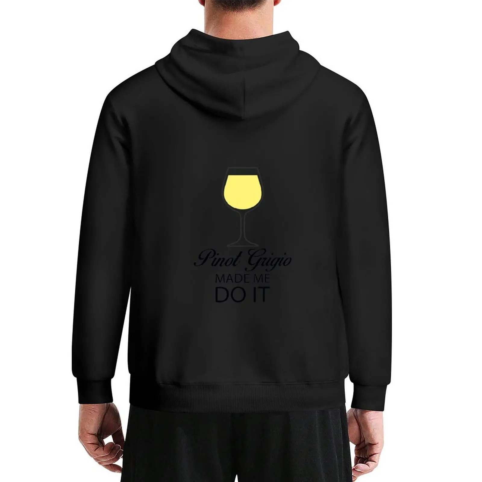 Divertida camisa de vino Pinot Grigio Made Me Do It, Sudadera con capucha, camisetas gráficas, conjunto de sudadera para hombre, chándales de estilo japonés
