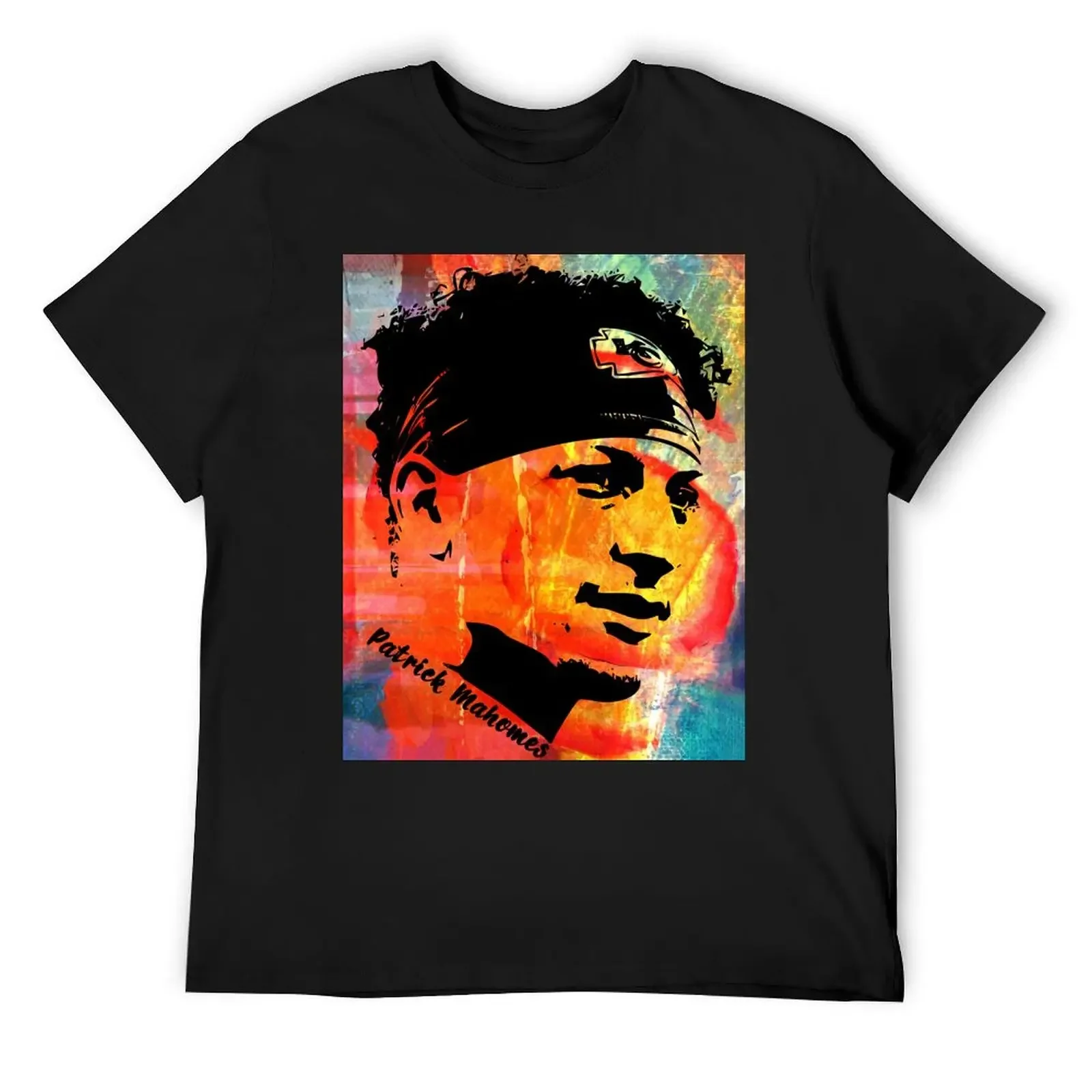 

Mahomes Abstract Painting Art T-Shirt korean fashion oversized t shirt shirts graphic tee mens graphic t-shirts anime