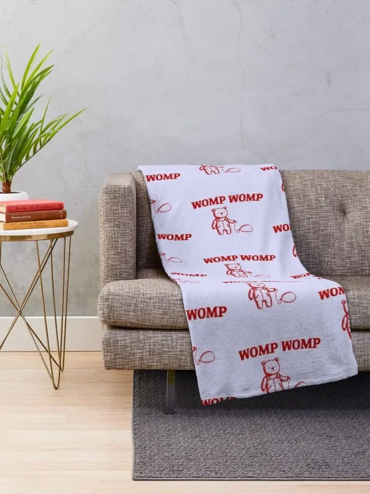 Womp Womp Bear Throw Blanket Air Conditioner Soft Blanket for Office Home