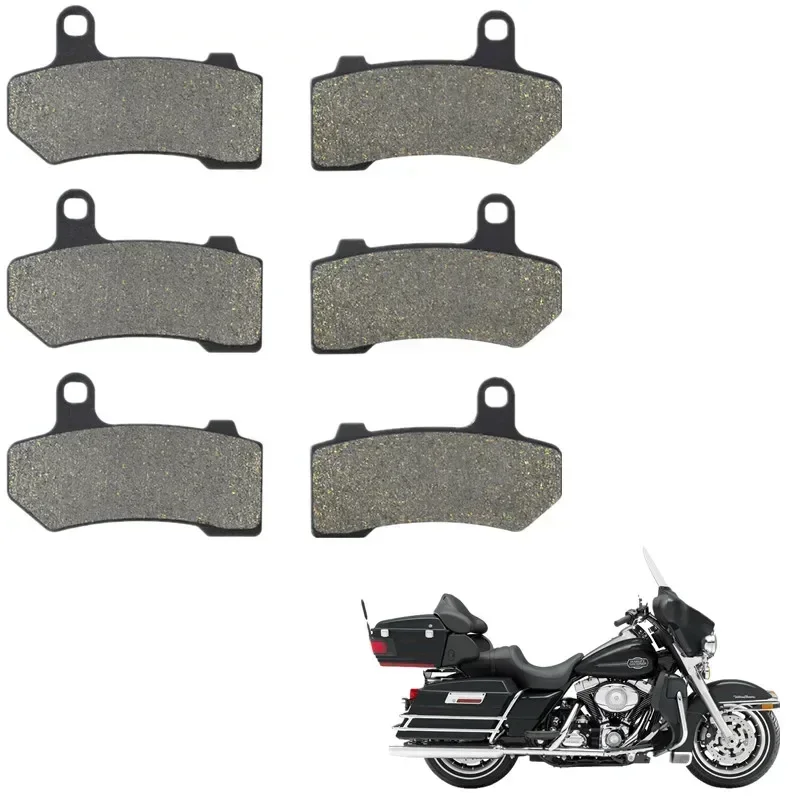

Для Harley FLHTCU FLHTC FLHR FLTRX 2010-2012 Ultra Classic Electra Glide Запчасти для мотоциклов Комплект передних и задних тормозных колодок