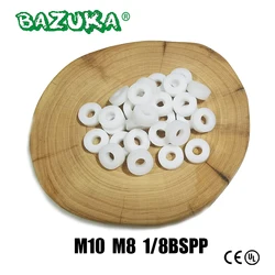 Pneumatics M8 M10 1/8BSPP Air Seal Washer PTFE Sealing O-Ring Gasket for High Pressure Diving Mountaineering Parts