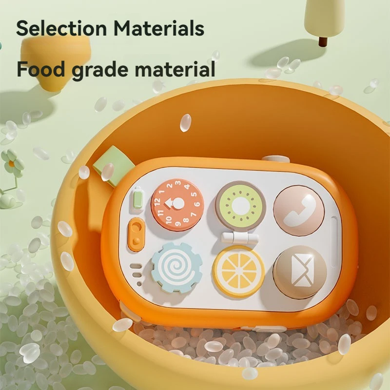 Montessori Early Education Simulation Simulation Simulation Busy Mobile Phone Baby Enlightenment Toy Causal Relationship