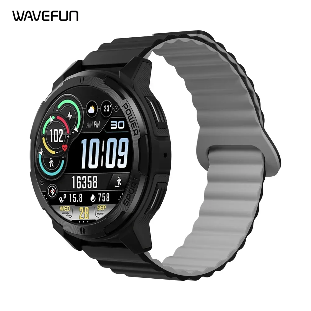 Wavefun Wave 70 Smart Watch for Men 1.43"AMOLED AOD Display 2026 Ultra Outdoor Waterproof Smartwatch Bluetooth Call Dual Strap