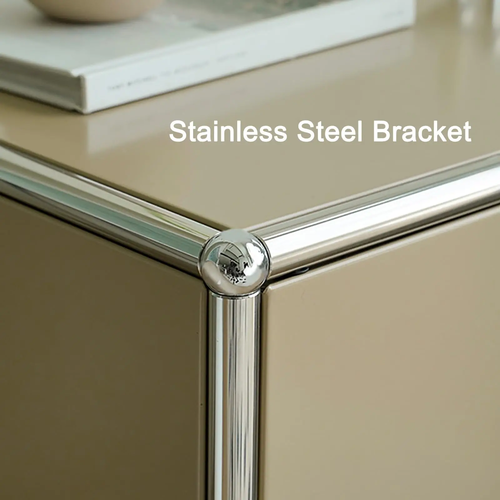 Modern Bedside Table Night Stand with Storage Drawer and Shelf,Small End Side Table for Bedroom,Living Room