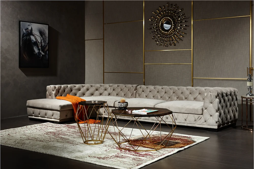 Reception Sofa PM22 Chestified Fabric Sex Sofa Furniture Designs