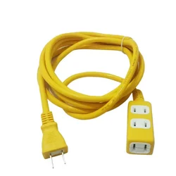 Electrical Socket Outlet One in three Japan HOME Two flat plug Electromobile charger Power Strip overall length 48CM