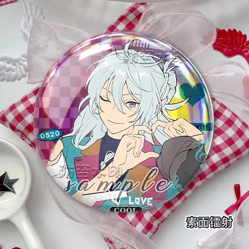 Sakuma Rei Shinkai Kanata Anime Badges Pins Ensemble Stars Women Brooch Cartoon Cosplay charms Brooches for Bag Accessorie Gift