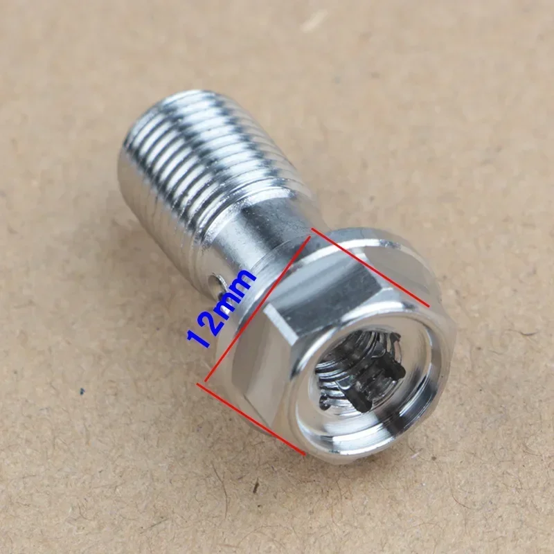 Brake Master Cylinder Brake Caliper 10mm M10 x 1.25mm M10 x 1.0mm Banjo Bolt Bleed Screw for Kawasaki Aluminium Alloy Banjo Bolt