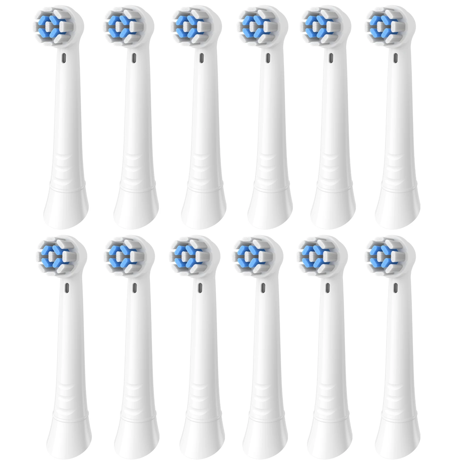 4/8/12/16/20-pack vervangende opzetborstels compatibel met Oral B iO, borstelkoppen voor Oral-B iO 2/3/4/5/6/7/8/9/10/7G-serie