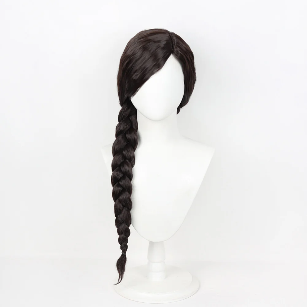 Pelucas de bruja Elphaba 2024 película Wiked Cosplay accesorios de disfraz de fantasía pelo largo trenzado mujeres adultas accesorios de fantasía de juego de rol