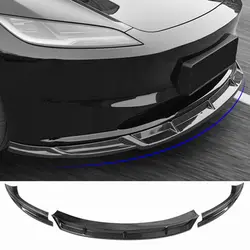 Front Bumper Lip Chin Diffuser Body Kit Spoiler Deflector Tuning Accessories for Tesla Model 3 Highland 2024 Front Bumper Lip