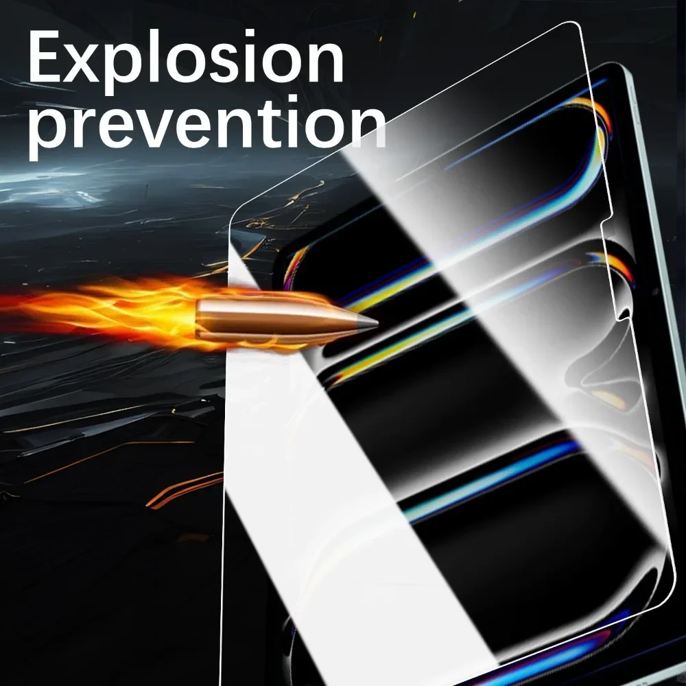 1Pack Dust Free Quick Installation Screen Protector for Apple IPad Air Pro 11 13 Inch A16 11th 10th 2025 HD Tempered Glass Films