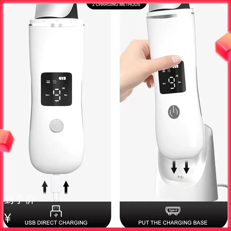【Newly】Instrument Ultrasonic Facial Blackhead Resurfacing Machine- Beauty Cleansing Tool For Clear Skin