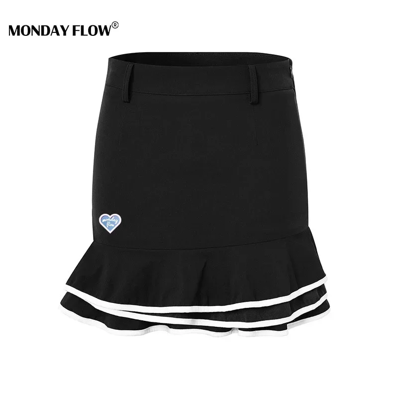 

Monday Flow Women Sports Tennis Skirts Golf Skirt Fitness Shorts High Waist Athletic Running Short Quick Dry Sport Golf Skort