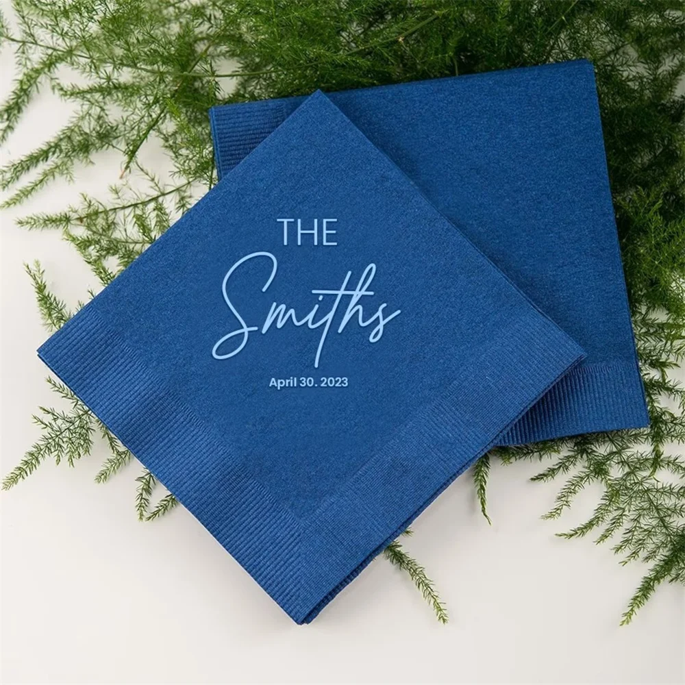 

Personalized Napkins Wedding Napkins Custom Monogram Cheers Rehearsal Dinner Beverage Cocktail Luncheon Dinner Guest Towels Avai