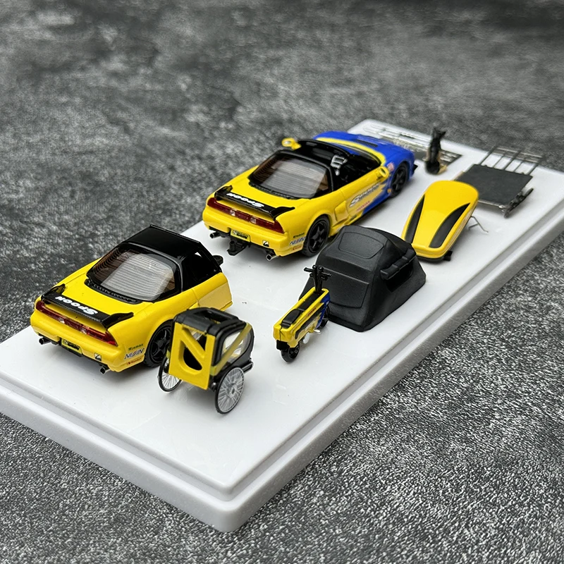 Nsx Spot revestido Alloy Car Model, 1:64