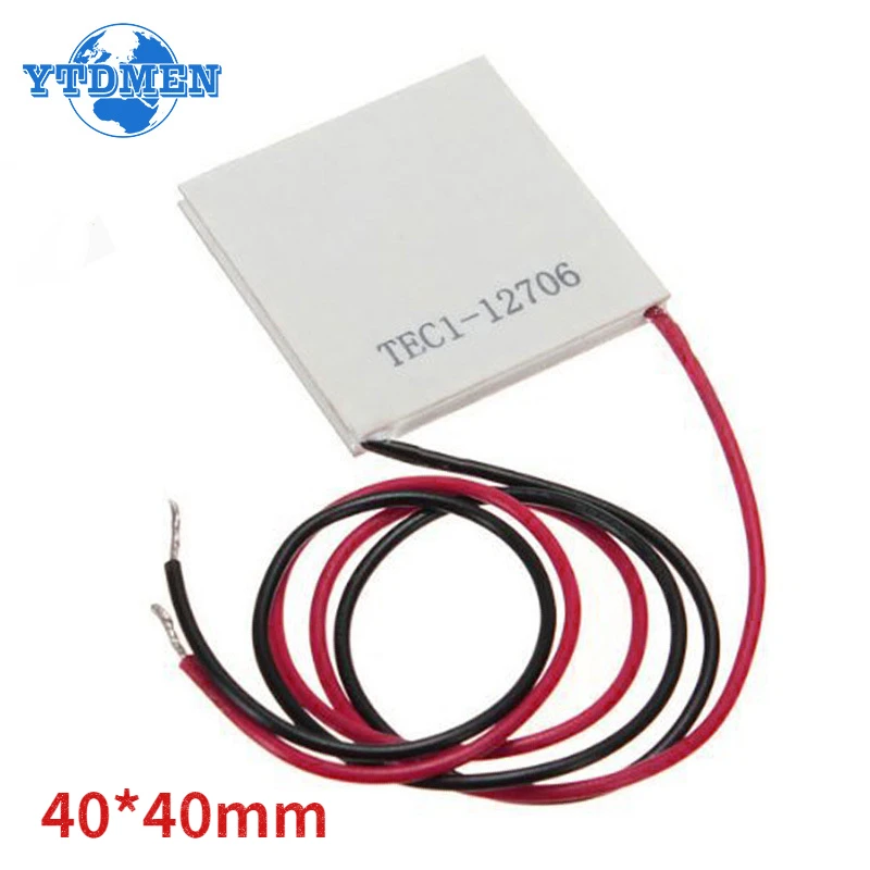 1PCS TEC1-12706 Thermoelectric Cooler Peltier 12706 40*40mm 12V Cooling Peltier Elemente Module