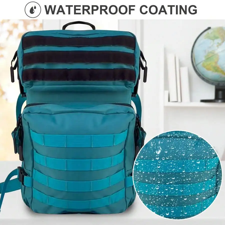 

45L Oxford Fabric Waterproof Tactical Backpack For Outdoor Hiking Camping Gym Travel