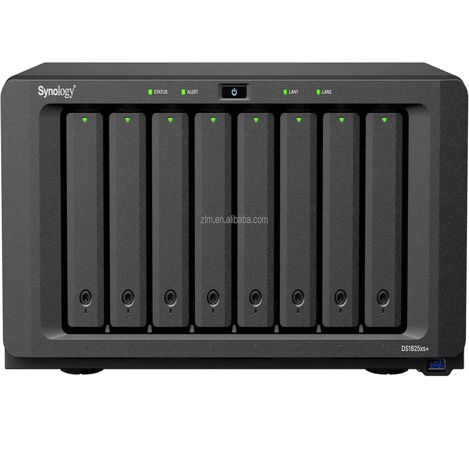 For 8-Bay DiskStation DS1825+ NAS (Diskless) Ryzen V1500B 2.2GHz 8GB RAM 2x2.5GbE RJ45 2x M.2 NVMe 3x USB3.2/Type-C Ports Stock