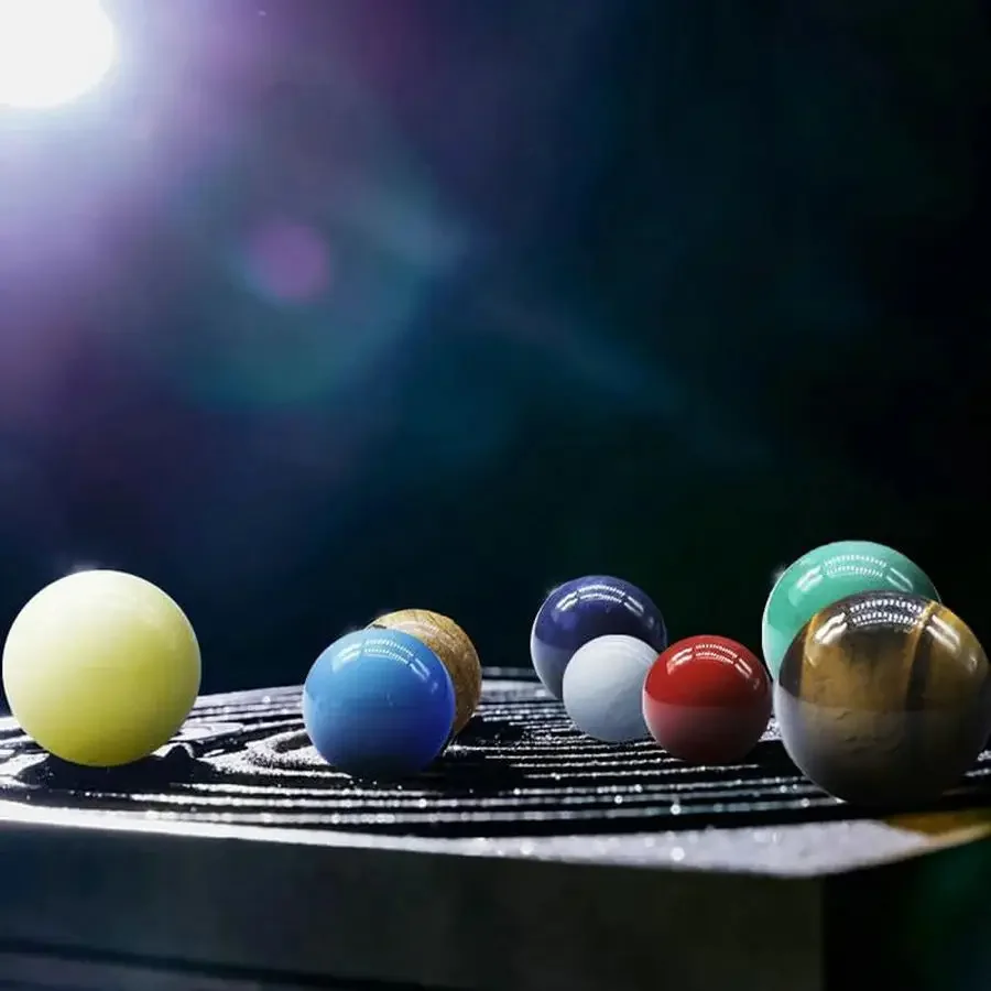 

9 Planets Solar System Crystal Sphere Ball Kit Gemstones Sphere Galaxy Universe Model Celestial Creative Gift Home Jewerly DIY