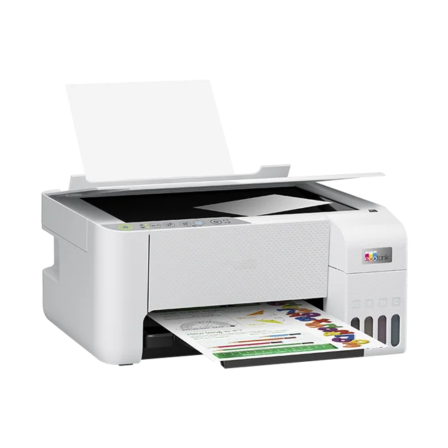 L3256 All-in-One Inkjet Printer 4-color canister with WIFI and USB ports, suitable for small office or home use