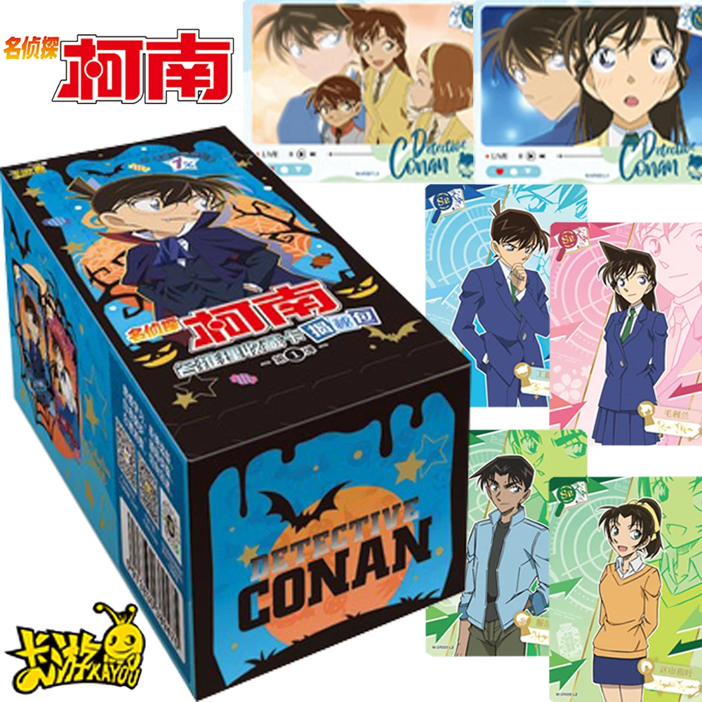 

KAYOU Genuine Detective Conan Collection Cards Anime Rare Character High Quality GSR SSR SR Trading Cards Toys Boys Girls Gifts