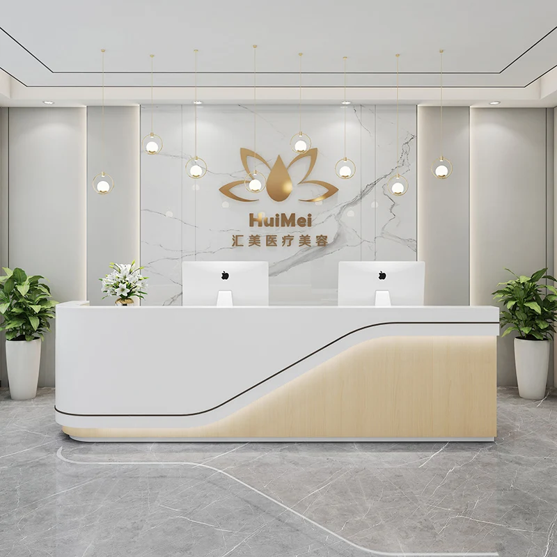 

Стойка регистрации Ресторан Кассовая стойка Магазин Подиум с блокировкой цвета Конференция Портативная консоль Балли Прием Салон красоты Nas