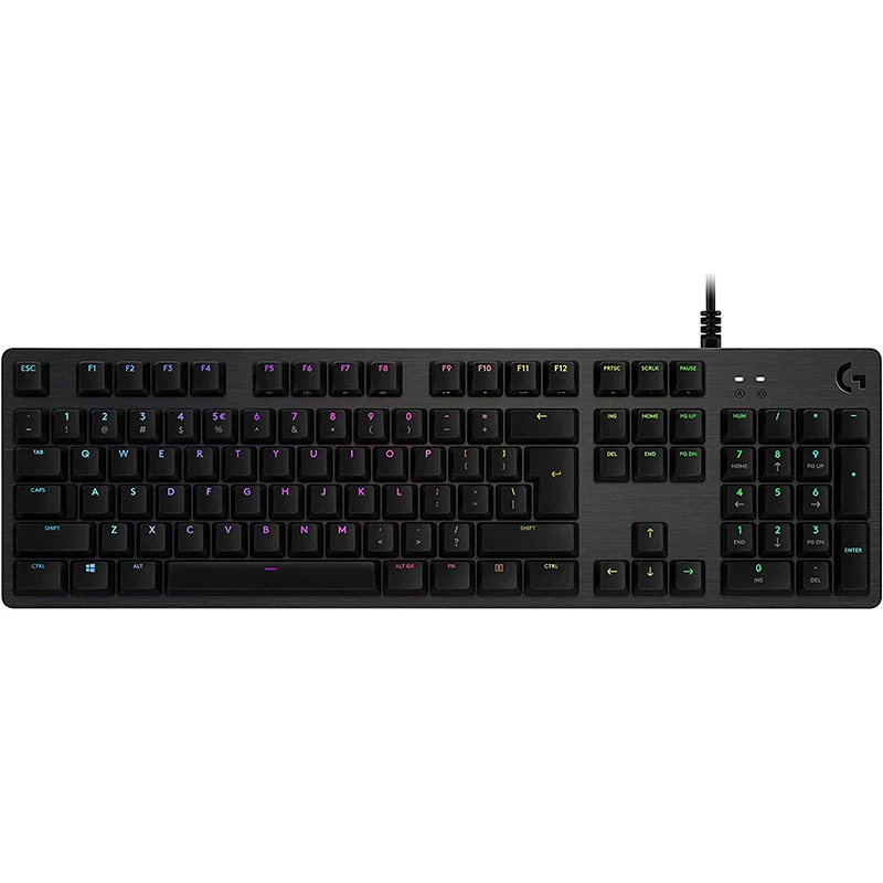 

G512 Lightsync RGB Mechanical Gaming Keyboard Carbon English Layout GX Blue Switch Brushed Aluminum Case