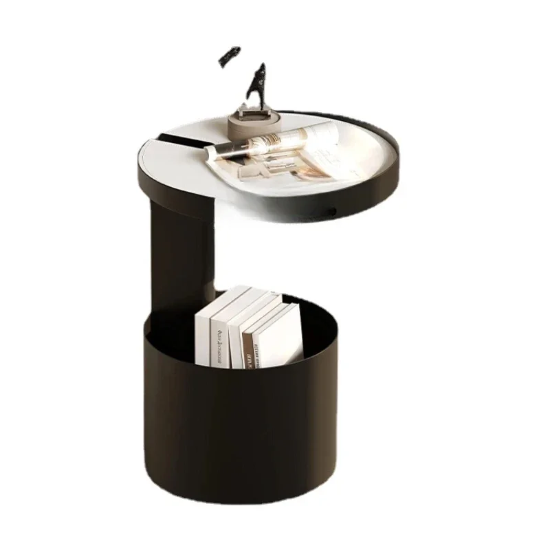 

Side Table Light Luxury High-Grade Movable Small Apartment Designer Model Iron Corner Table
