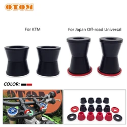 1 Pair Motorcycle Accessories Handlebar Mount Bushings Handle Bar Riser Clamp Direction Column Buffer Sleeve Cone Universal Dirt