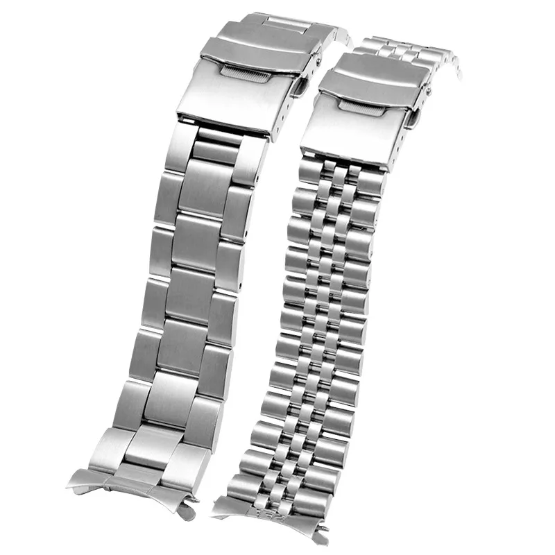 High Quality Stainless Steel For Seiko 5 Water Ghost SKX007 SKX009| SKX175 | SKX173 Casio MTP-1374 1375 Men\'s Bracelet 20mm 22mm