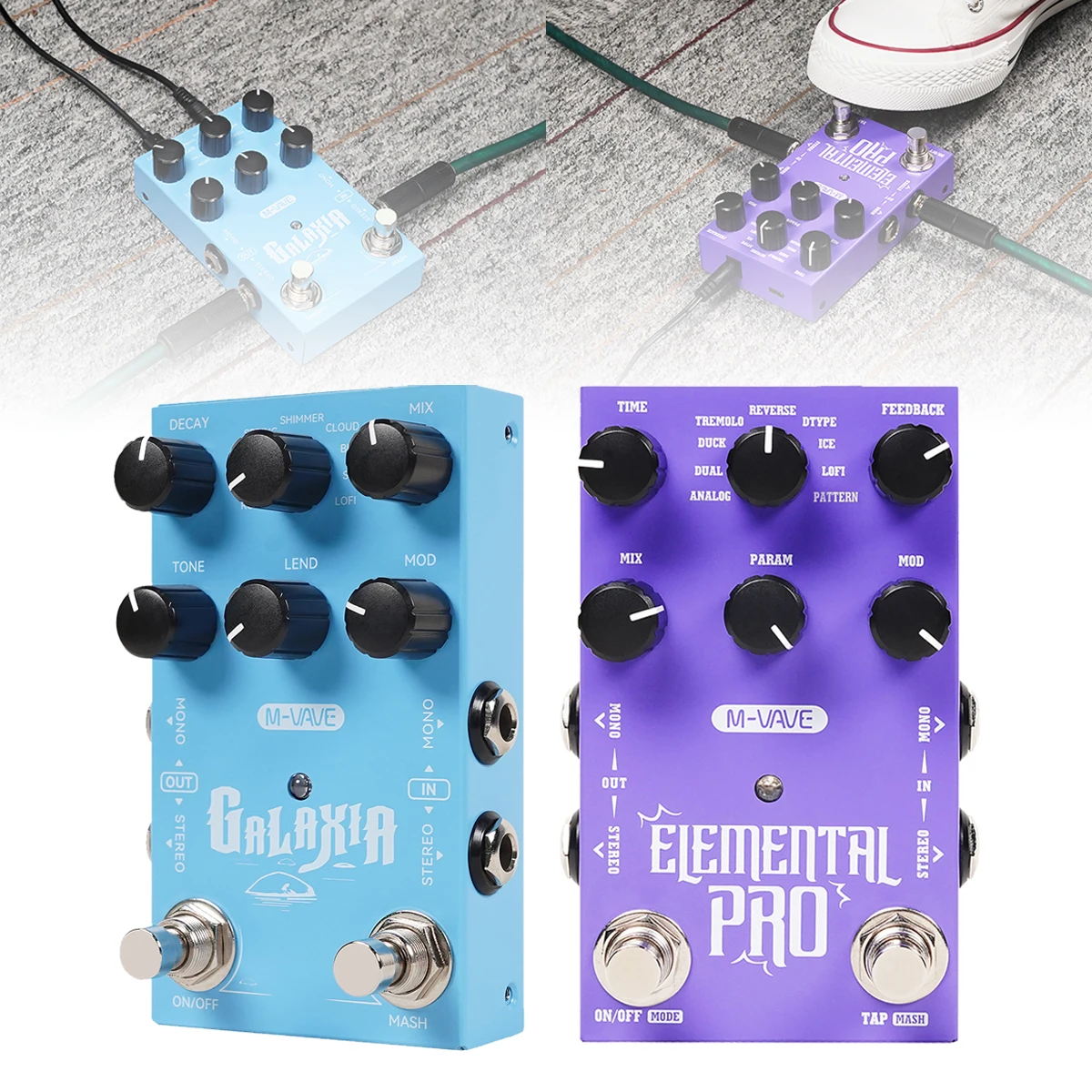 pedale-de-guitare-stereo-m-vave-galaxia-elemental-pro-–-9-reverbs-9-delays-tap-tempo-freeze-mash-double-alimentation-pour-guitare