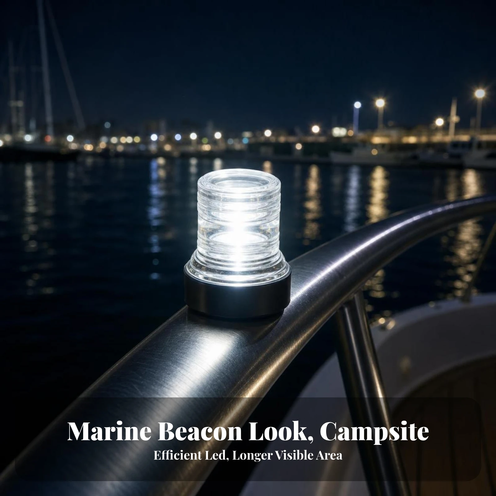 LED Indicator Light Compact Marine LED Light Lightweight Simple Installation for Boaters, Boats, Navigation