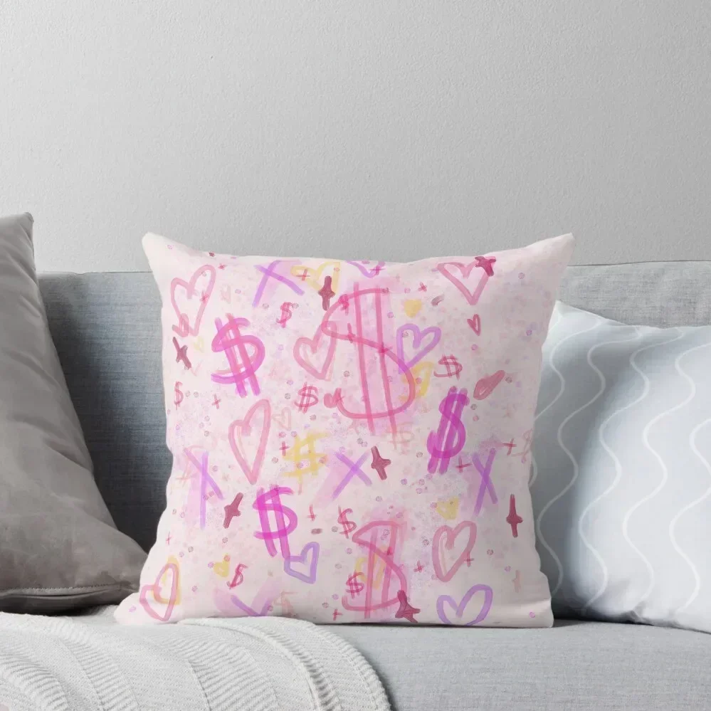 

pink preppy design Throw Pillow Sofa Covers For Living Room Decorative Sofa Cushion Rectangular Cushion Cover pillow