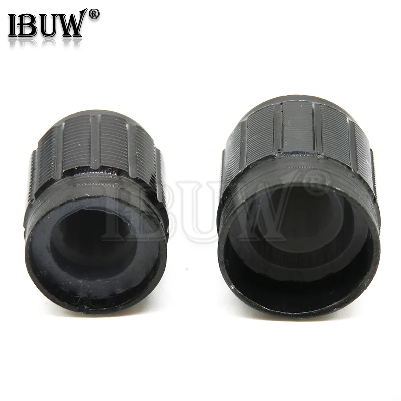 10PCS 13*17mm 15*17mm potentiometer 13*17 15*17 knob rotation switch volume control knob black silvery aluminum alloy WH148