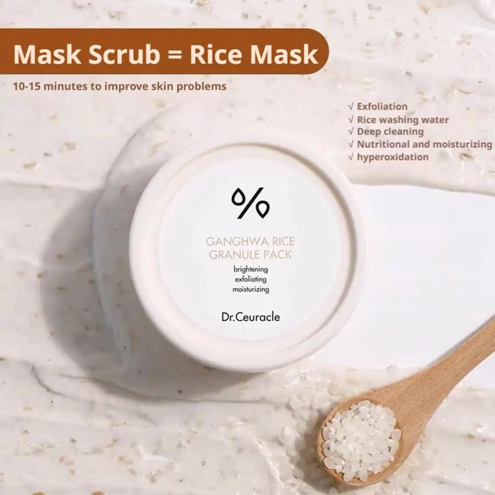 حزمة Dr.Ceuracle Matcha Clay Pack وحزمة حبيبات الأرز وتقشير وترطيب وتنظيف عميق ومناسبة لجميع أنواع البشرة #3