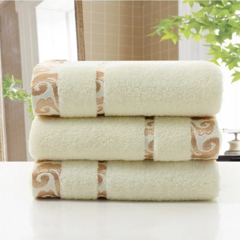 Towel Set Thick Soft Print Bath Hand Hotel Spa Face Kitchen Hair Towel For Adults and Kids toalha de banho havlu toallas recznik