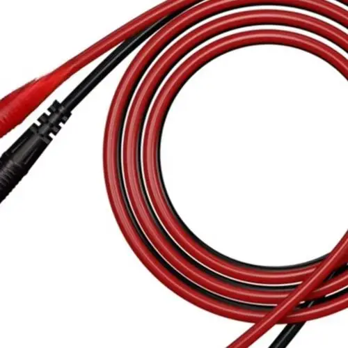 4mm Banana P-lug Test Connector 19A 30-60V Nickel-Plated Copper Lantern Tip For Multimeter Electrical Testing Red Black 2PCS