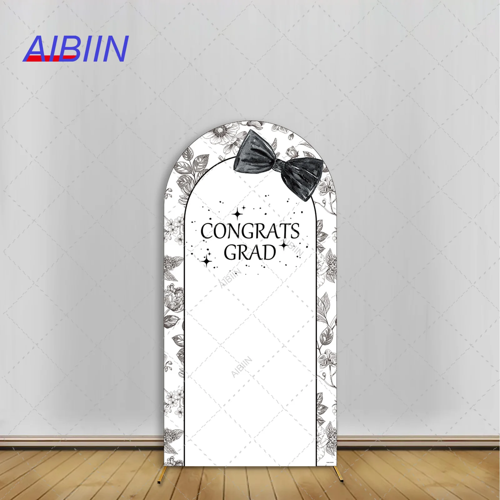 

Фон для выпускной арки для девочек, черная бабочка с бантом, серые цветочные поздравления, выпускной вечер, декор для выпускного вечера, фон для выпускника колледжа