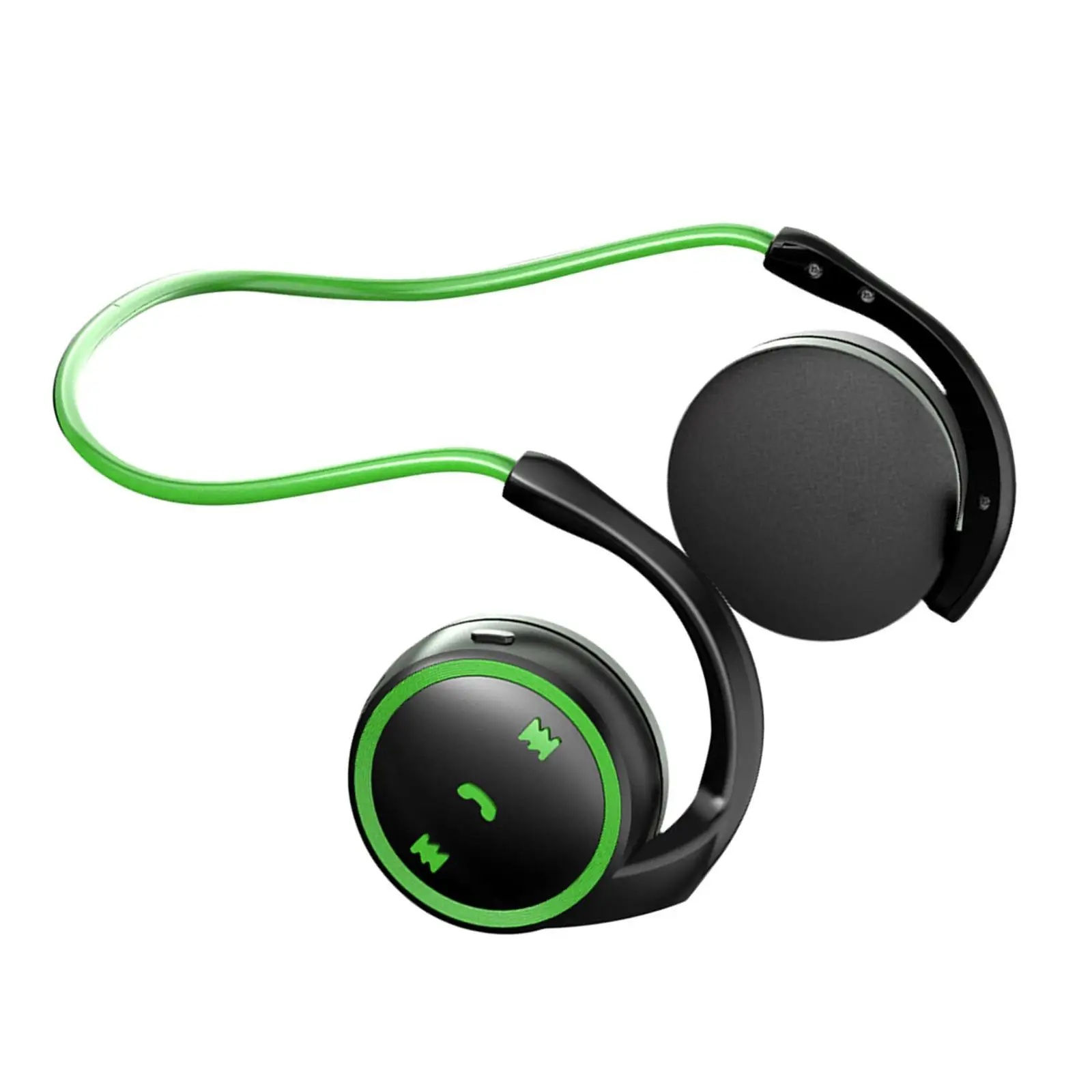 Bluetooth 5.0 Headphones Earphone HD Calls DSP Noise Reduction for Hiking Black Green