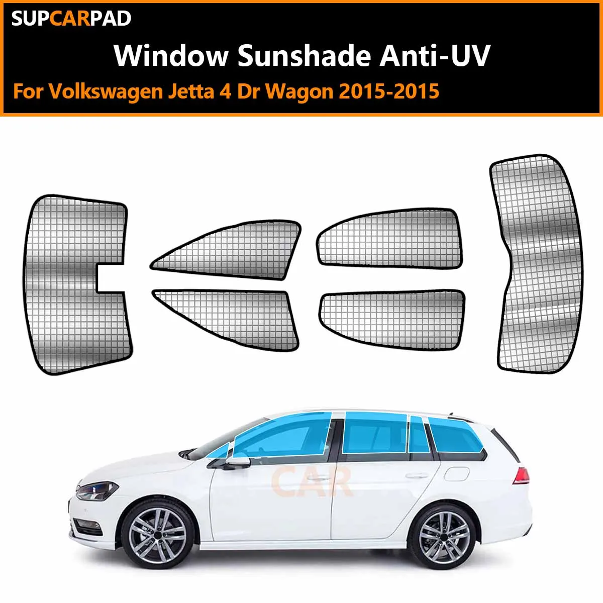 

Для Volkswagen Jetta 4-дверный универсал 2015-2015: Индивидуальные солнцезащитные шторки на окна автомобиля, анти-УФ, визоры на окна, аксессуары
