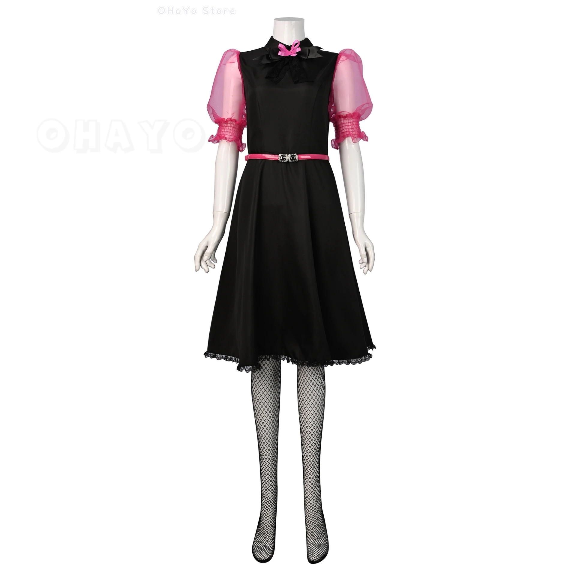 Movie Monster Cosplay Live Dress High Girl Draculaura Cosplay Costume parrucca Pink Dress Halloween Women Fancy Roleplay Outfit